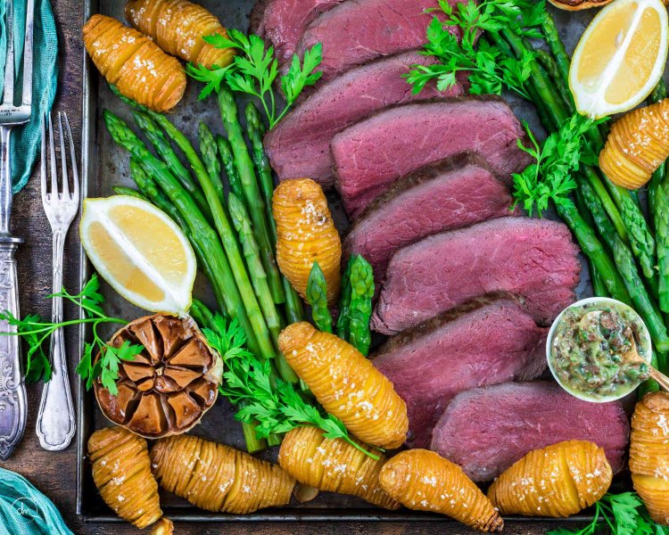 Coeur de rumsteck en reverse Sear au Barbecue