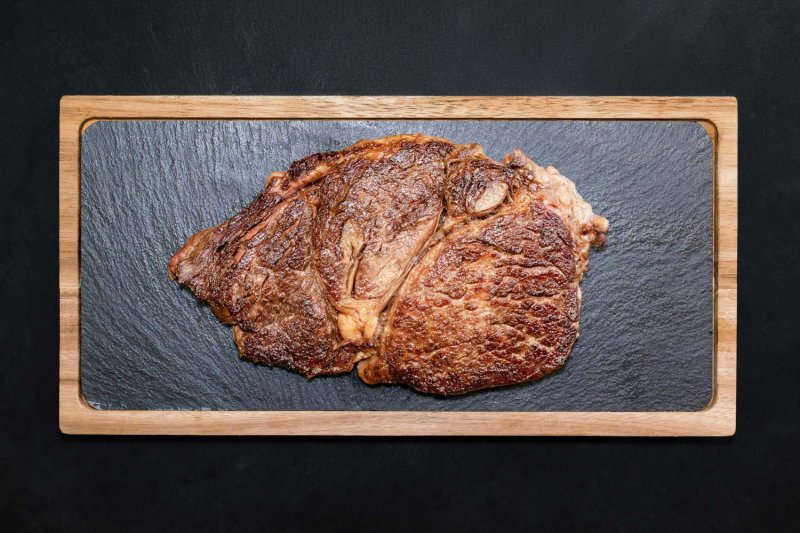Basse côte de Wagyu Bio cuite