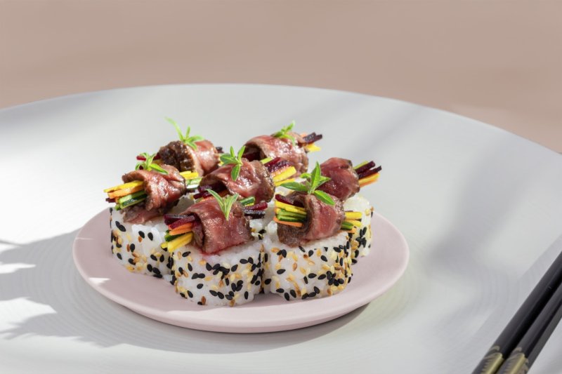 Bouchées apéritives de boeuf Wagyu
