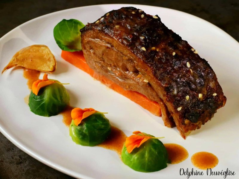 Poitrine Porc Noir de Bigorre confite