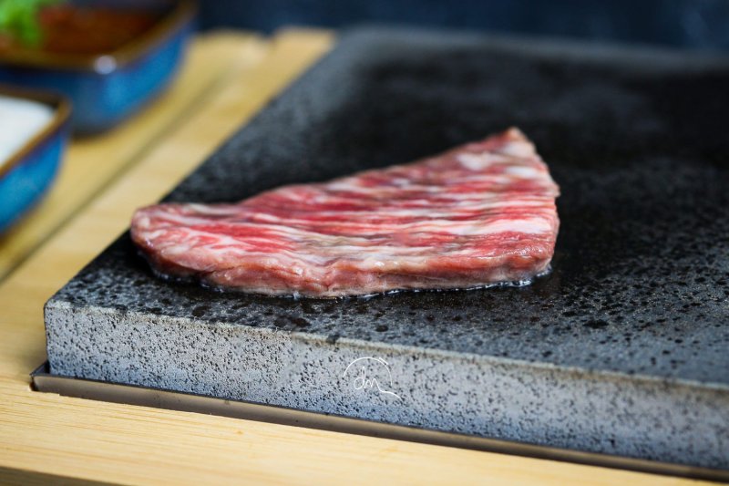 Pierrade de Chuckflap de Wagyu Bio